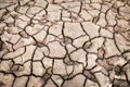 Texture of dry cracked earth. Desert, concept of time of drought and global warming Royalty Free Stock Photo