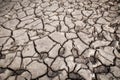 Texture of dry cracked earth. Desert, concept of time of drought and global warming Royalty Free Stock Photo