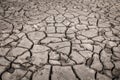 Texture of dry cracked earth. Desert, concept of time of drought and global warming Royalty Free Stock Photo