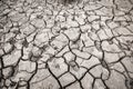 Texture of dry cracked earth. Desert, concept of time of drought and global warming Royalty Free Stock Photo