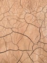 The texture of dry, cracked, scorched earth.