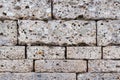 Texture of expanded block, background for advertising of building materials, concrete block Royalty Free Stock Photo