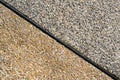 Texture of the exposed aggregate finish flooring