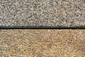 Texture of the exposed aggregate finish flooring Royalty Free Stock Photo