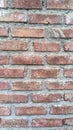 Irregular Cracked Old Red Brick Wall Texture Royalty Free Stock Photo