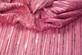 Texture, fabric, background. The hippo's skin is pink in color, Royalty Free Stock Photo