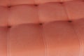 Texture fabric orange sofa with firmware