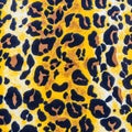 Texture of fabric stripes leopard