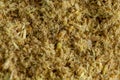 Texture of a Fenugreek seeds ground, spice