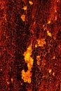 Texture with fiery cracks