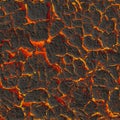 Texture fiery lava. Seamless image