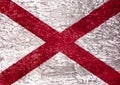 Texture of a flag of Alabama