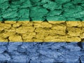 Texture of the Flag of Gabon.