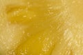 Texture of flesh of yellow juicy pineapple Royalty Free Stock Photo