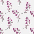 Texture with flowers and plants. Floral ornament. Original flowers pattern