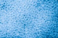 The texture of foam sponges, household plastic macro shooting