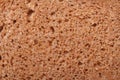 Texture of fresh dark bread close up. Royalty Free Stock Photo