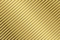 Texture of gold steel pipe sort in diagonal, abstract background. 3D rendering Royalty Free Stock Photo