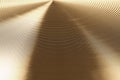 Texture of golden metal. Round metal texture. Metal texture background. Extrem close-up