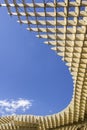 Texture graphic detail of Metropol Parasol in Plaza de la Encarnacion on 31 of May 2014 in Sevilla,Spain. Royalty Free Stock Photo