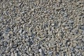 Texture gravel without filters. Friable building material, consisting of pieces of rock of different size