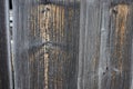 The texture of the gray boards of wood