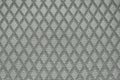 Texture of gray fabric with rombic pattern