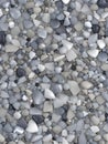 texture of gray stones and gravel