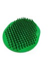 A texture green hair comb Royalty Free Stock Photo
