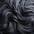 Texture of grey fur with tangled forms and organic abstracts