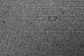 Texture of grey styrofoam sheet as background, closeup