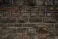Grungy odd shaped brick texture