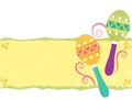 Cinco de Mayo maracas banner