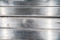 Texture of horizontal steel tube with white rust