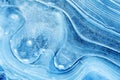 Texture of ice on the frozen lake. Royalty Free Stock Photo