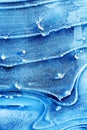 Texture of ice on the frozen lake. Blue color background. Royalty Free Stock Photo