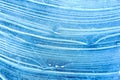 Texture of ice on the frozen lake. Blue color background. Royalty Free Stock Photo