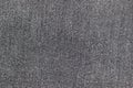 Texture of the inner side of a black denim fabric Royalty Free Stock Photo