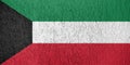 Texture of Kuwait flag Royalty Free Stock Photo