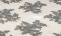 Texture lace fabric. lace on white background studio Royalty Free Stock Photo
