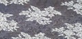 Texture lace fabric. lace on white background studio Royalty Free Stock Photo