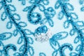 Texture lace. a fine open fabric,