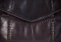 Texture on leather bag. Royalty Free Stock Photo