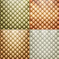 Texture leather set vector. EPS 10