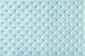 Texture of light blue leather background with capitone pattern, macro Royalty Free Stock Photo