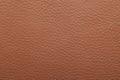 Texture of light brown leather as background, closeup Royalty Free Stock Photo