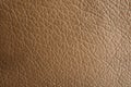 Texture of light brown leather as background, closeup Royalty Free Stock Photo
