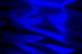 texture light waves from fabric rough skin blue color Royalty Free Stock Photo