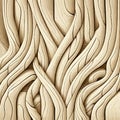 Texture light wicker wood background with knots - Vector