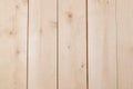 Texture of light wooden boards. Vertical view. Royalty Free Stock Photo